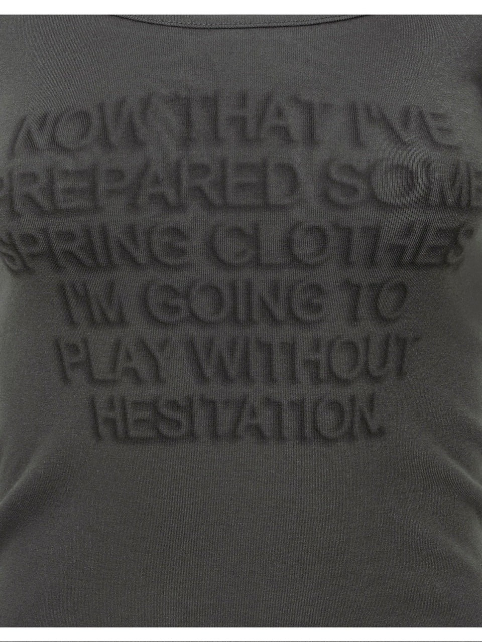 【NACHE】CONVEX PRINTED T-SHIRT