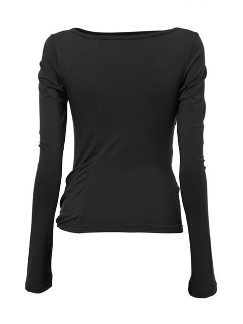 【FLAREUP】Drape Layered Long Sleeve