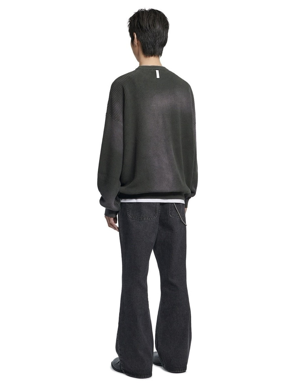 【NOMANUAL】SPRAY DYEING KNIT / 【ノーマニュアル】長袖ニット