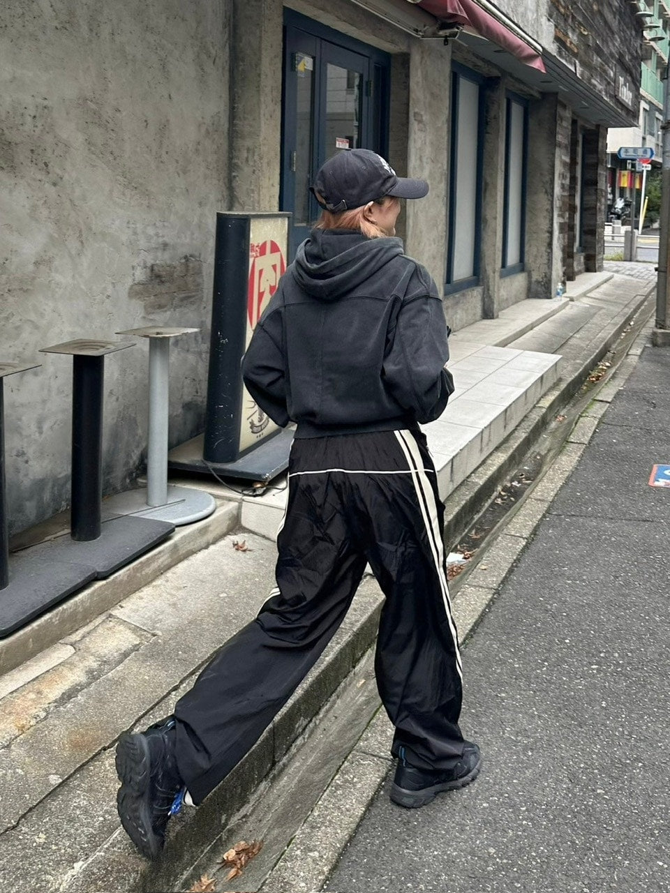 【Chikashitsu +】set up side line track pants (2color) / 【チカシツプラス】セットアップサイドライントラックパンツ