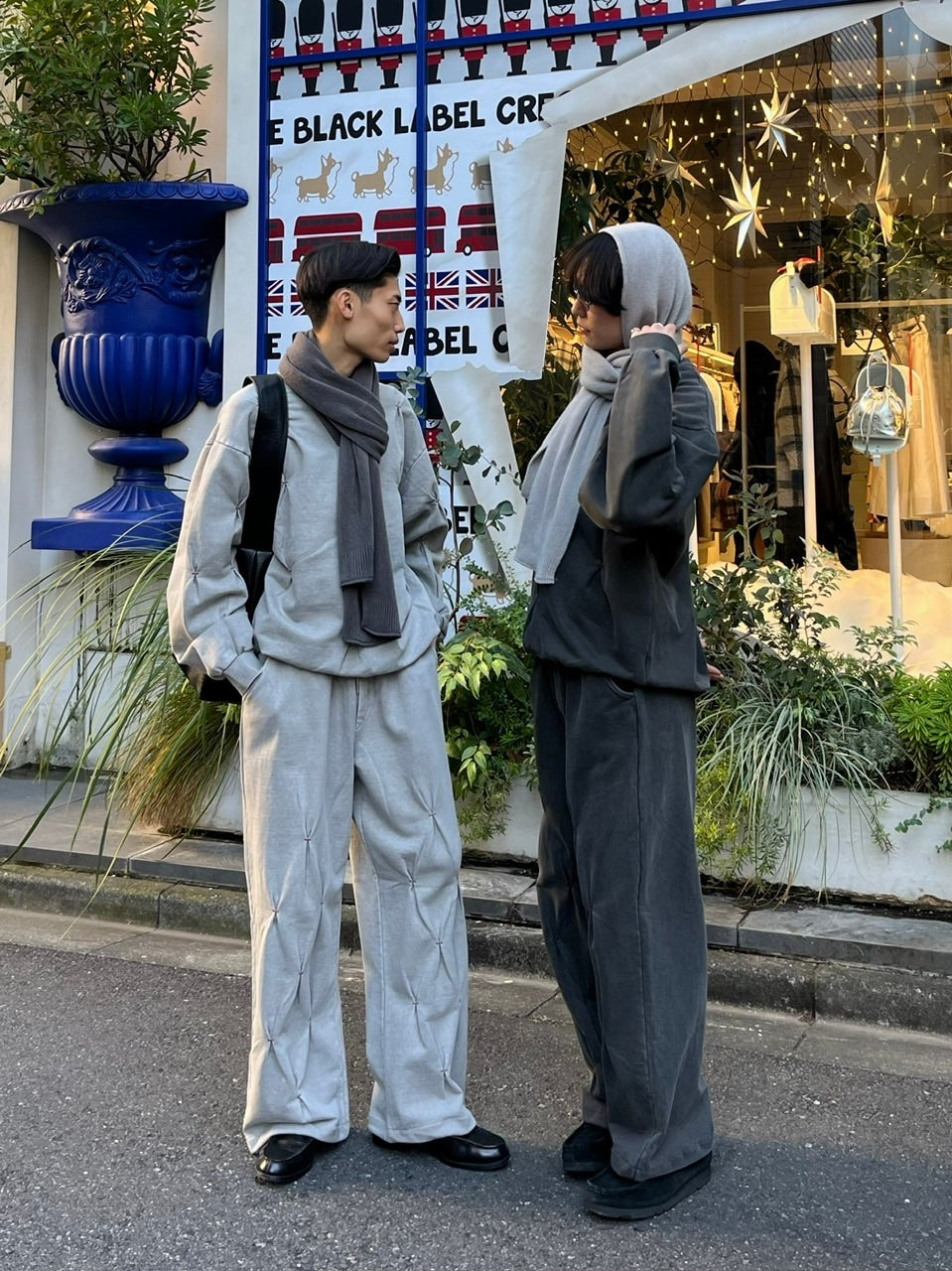 受注制【Chikashitsu +】long muffler (4color) / 【チカシツプラス】ロングマフラー