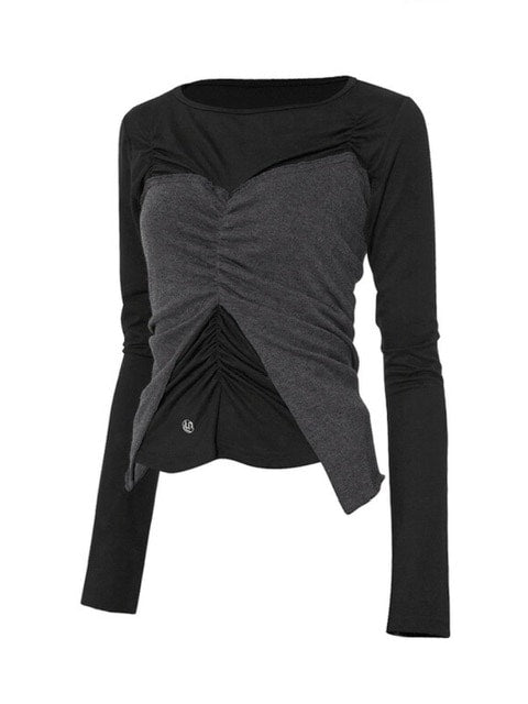 【FLAREUP】Bustier Layered Long Sleeve / 【フレアアップ】ビジターレイヤード長袖Ｔシャツ