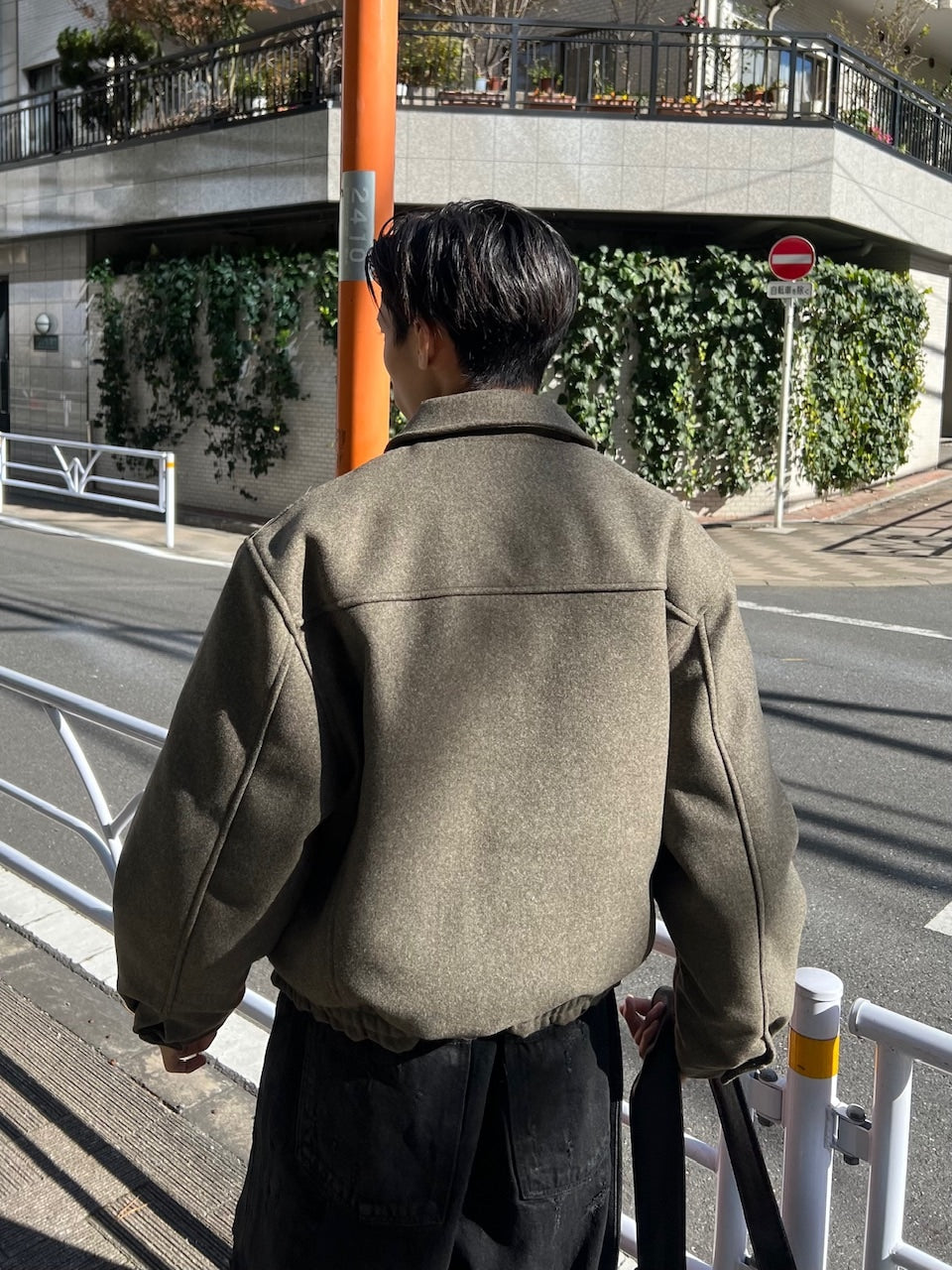 東京店WEB限定【Chikashitsu +】clear wool blouson (3color