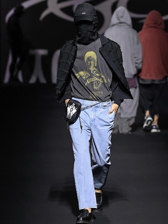 【AJOBYAJO】Fringe Check Cardigan