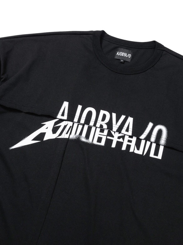【AJOBYAJO】Tri Logo Mixed T-Shirt