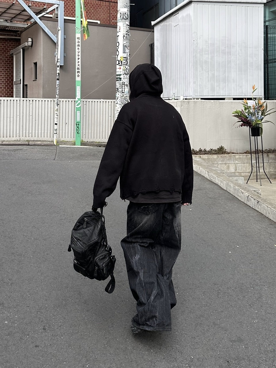 大阪店WEB限定受注制【Chikashitsu +】full zip up knit hoodie (3color)