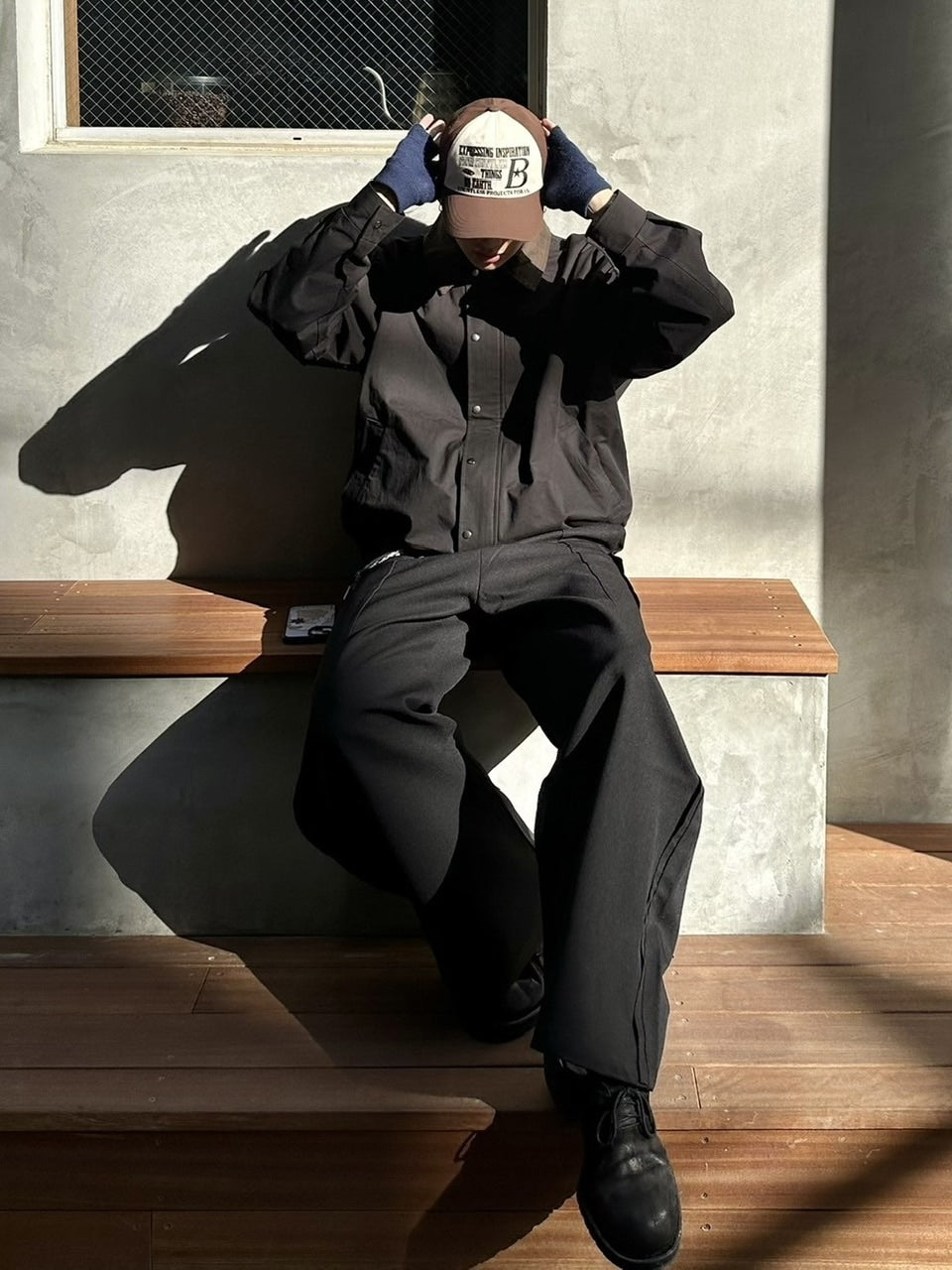 【youll】2tuck slit curve slacks