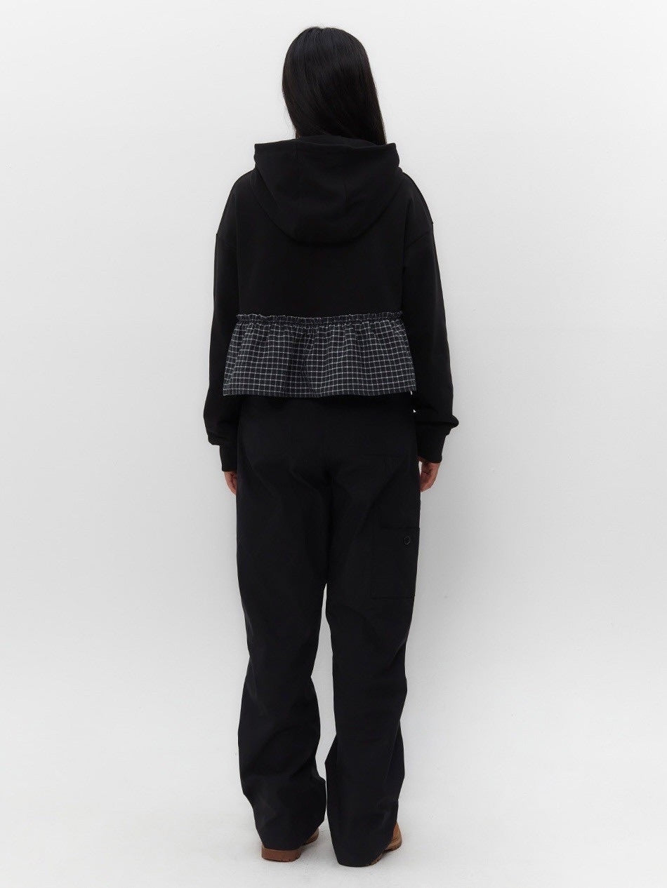 【TUOMIO】FRILL LAYERED HOOD