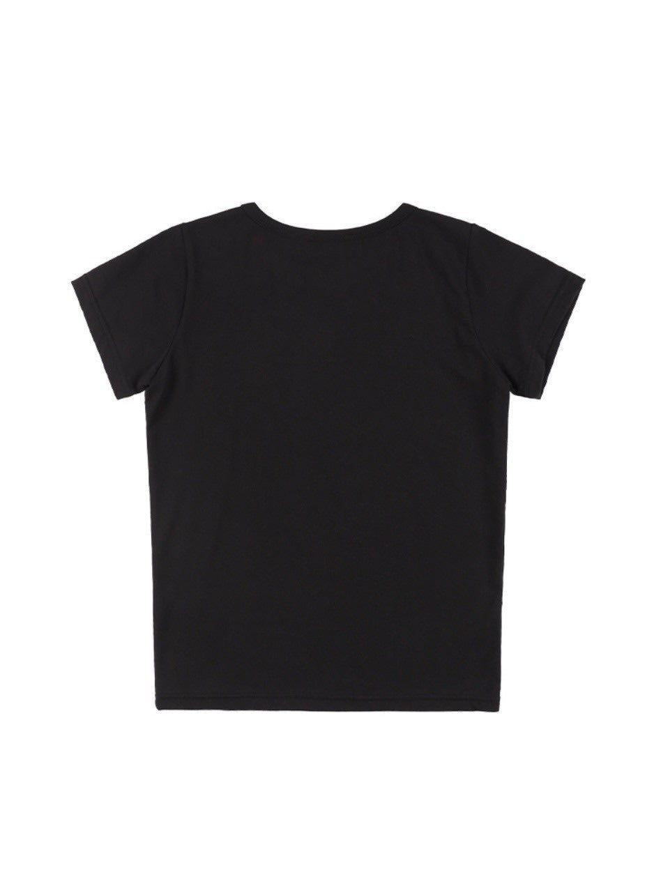 【FANCY CLUB】DUAL CHARM NECKLACE TEE / 【ファンシークラブ】チャームネックレスプリント半袖Tシャツ