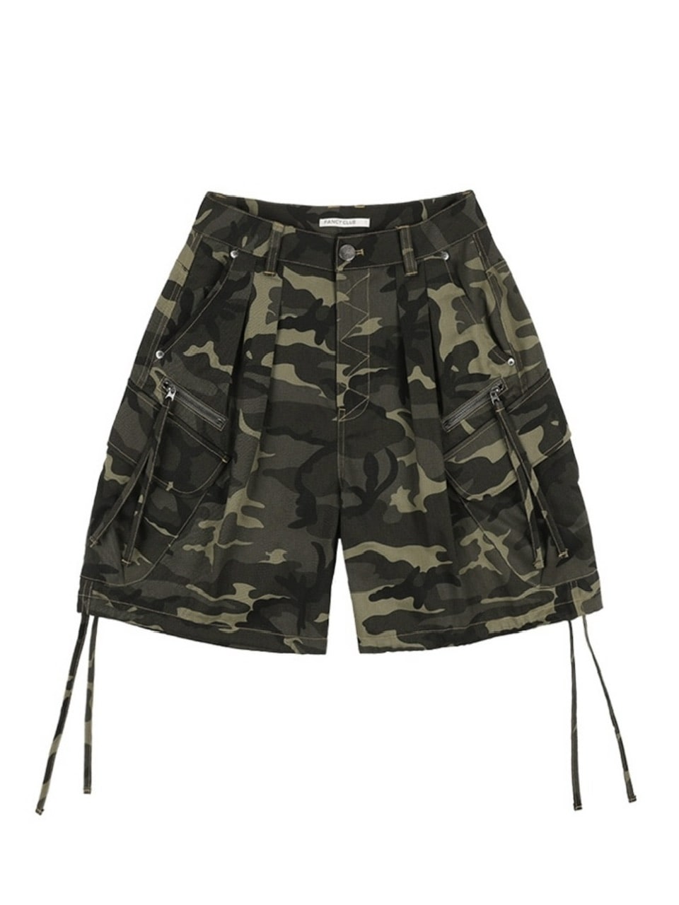 【FANCY CLUB】CARGO LETTERING BERMUDA PANTS