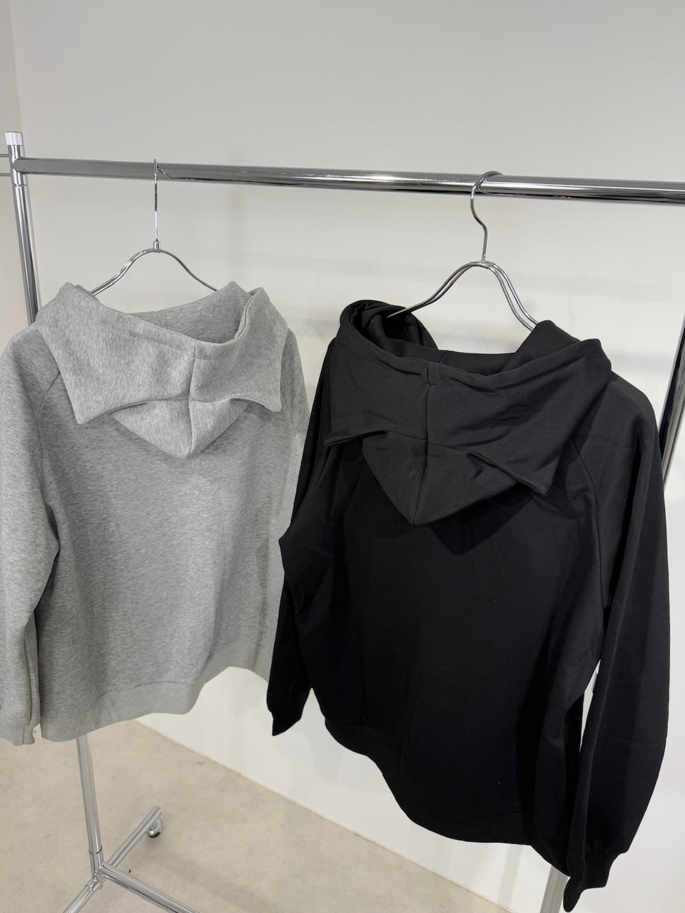 国際配送【Nerd out XU】neko!! Zip hoodie (2color) / 【ナードアウトエックスユー】キャットプリント猫耳ジップフーディ