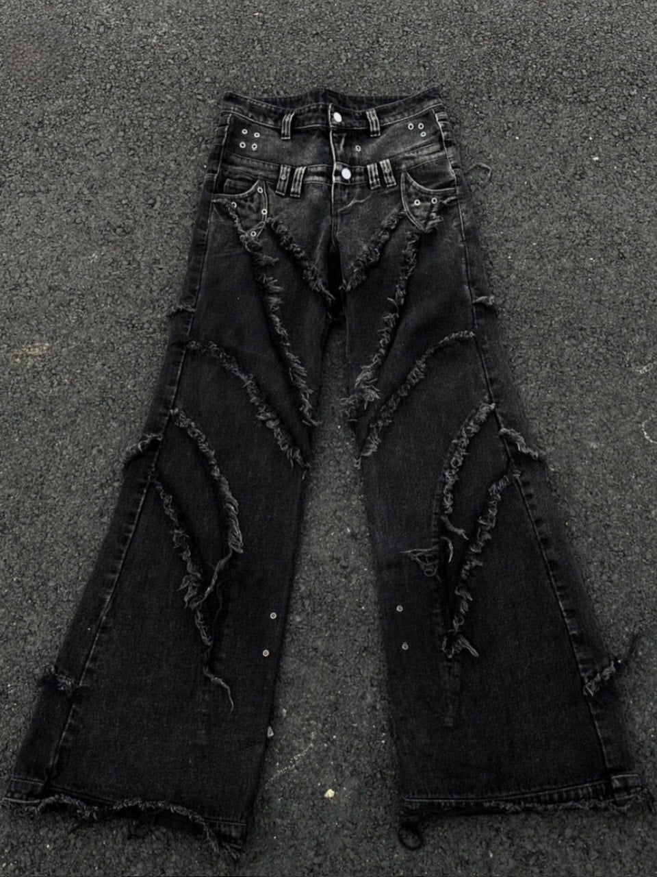 【Cozy world Wide】00 KNIGHT CLUB BAGGY FLARE JEANS