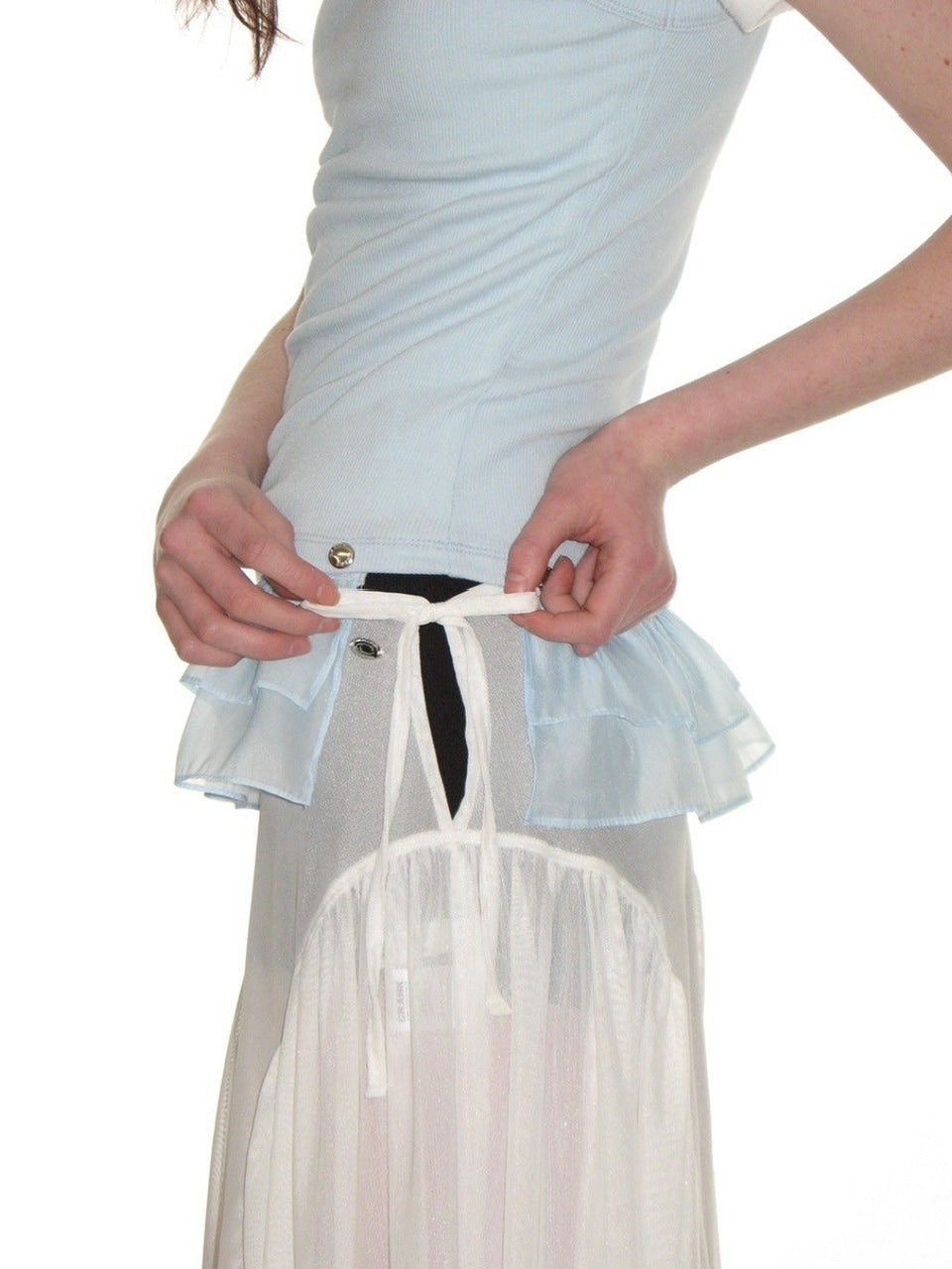 【CRANK】FRILL SNAP SLEEVELESS