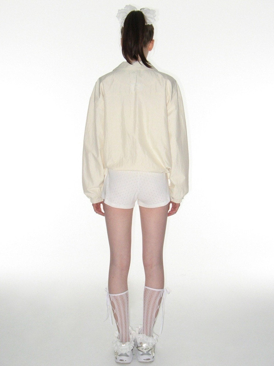 【CRANK】PINTUCK LACE WINDBREAKER