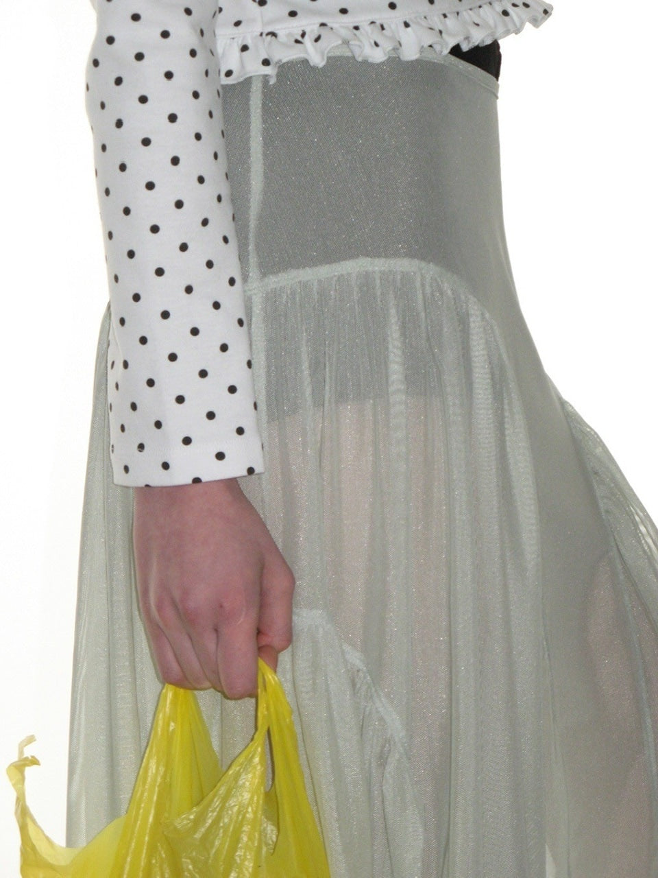 【CRANK】SHEER FRILL LAYERED SKIRT