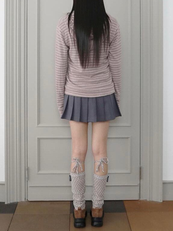 【Uglyshadow】US STRIPED HOOD ZIP UP