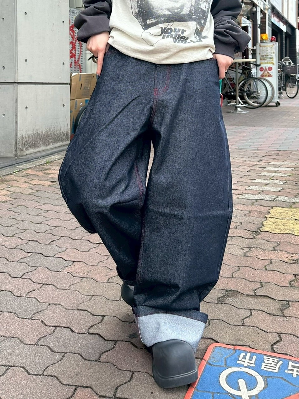 受注制【youll】selvedge denim pants