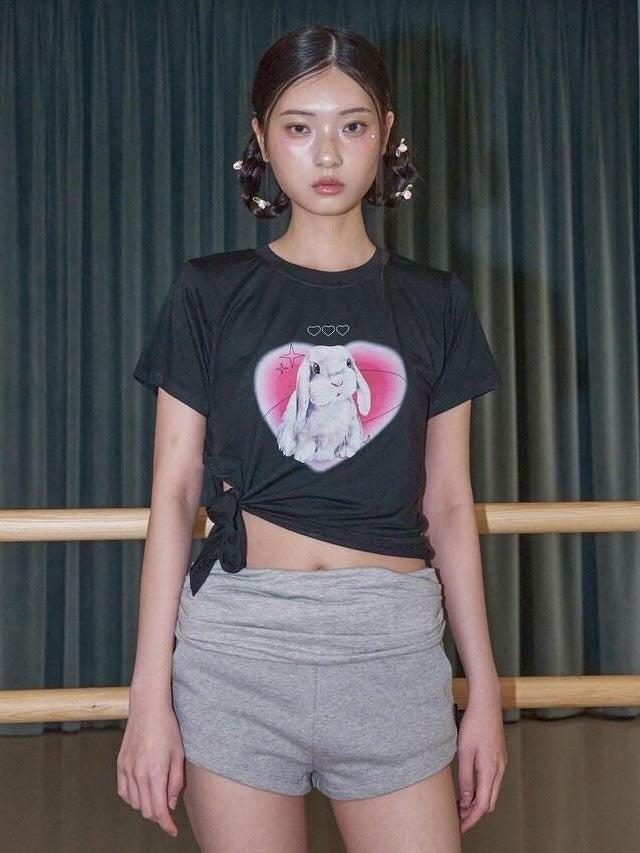 【ODDONEOUT】COSMOS RABBIT TIE T-SHIRTS