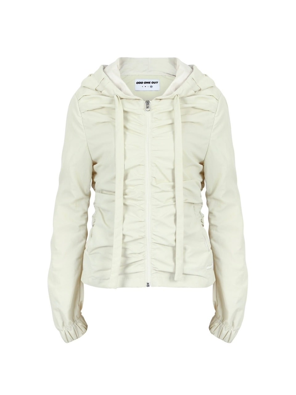 【ODDONEOUT】SHIRRING HOODIE JUMPER / 【オッドワンアウト】シャーリングフードジャンパー