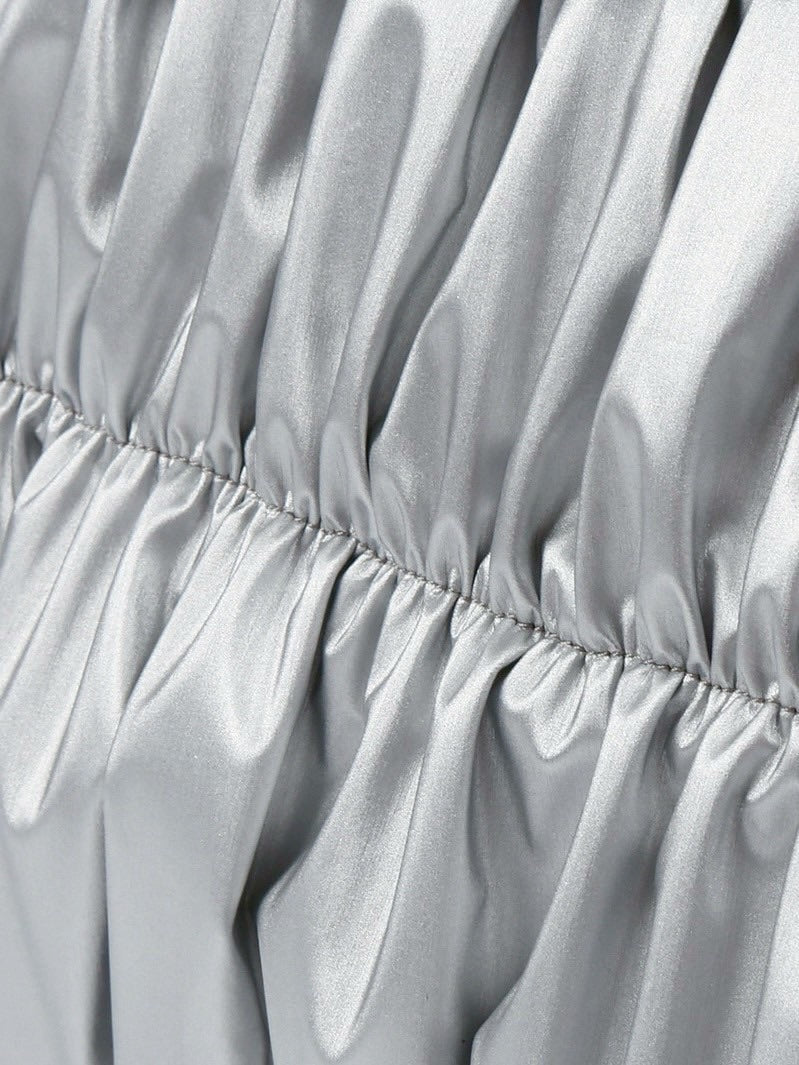 【ODDONEOUT】[ODDONEOUTXthesallyslaw] SHIRRING BAG / 【オッドワンアウト】シャーリングリボンハンドバッグ