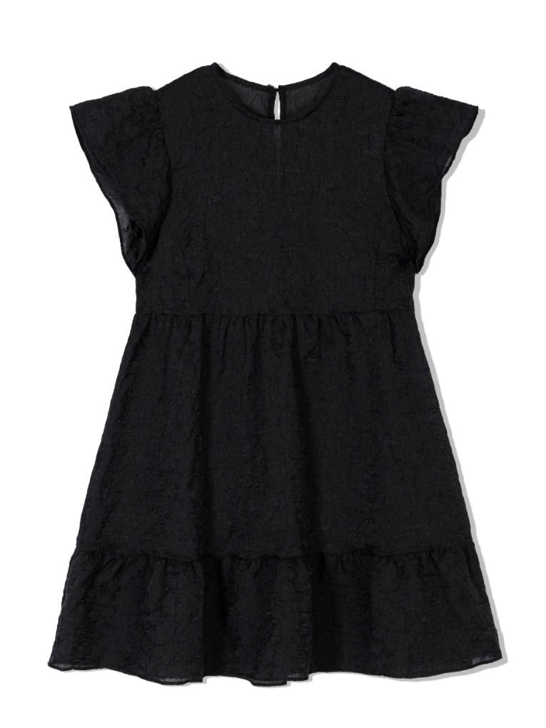 【Uglyshadow】FLOWER RUFFLE DRESS