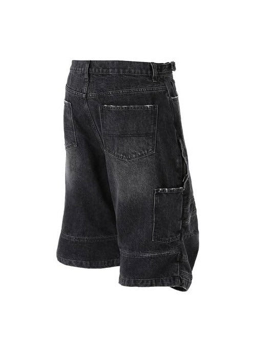 【roaringrad】CARPENTER BERMUDA DENIM PANTS