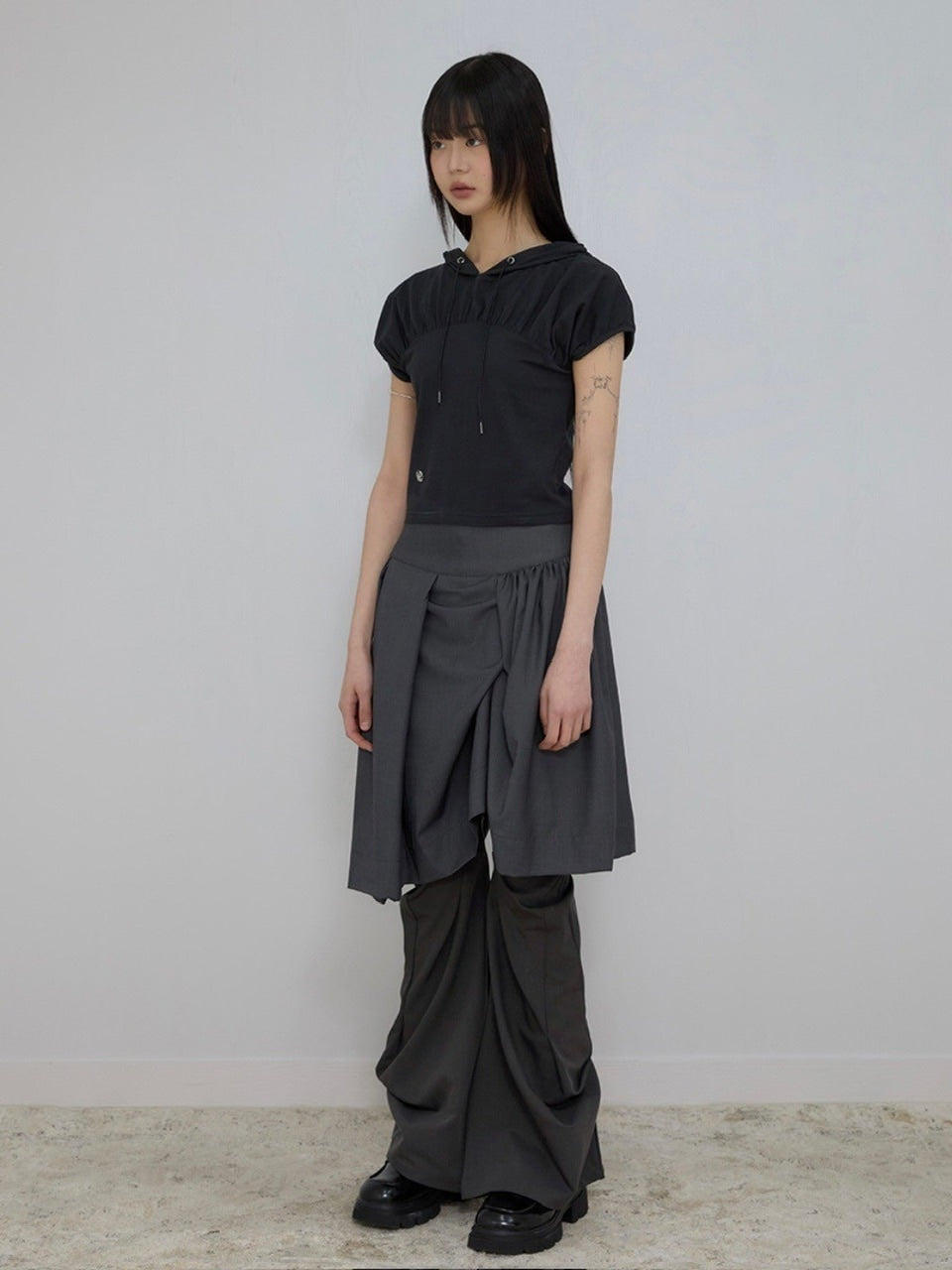 【FLAREUP】Kaya Shirred Hoodie