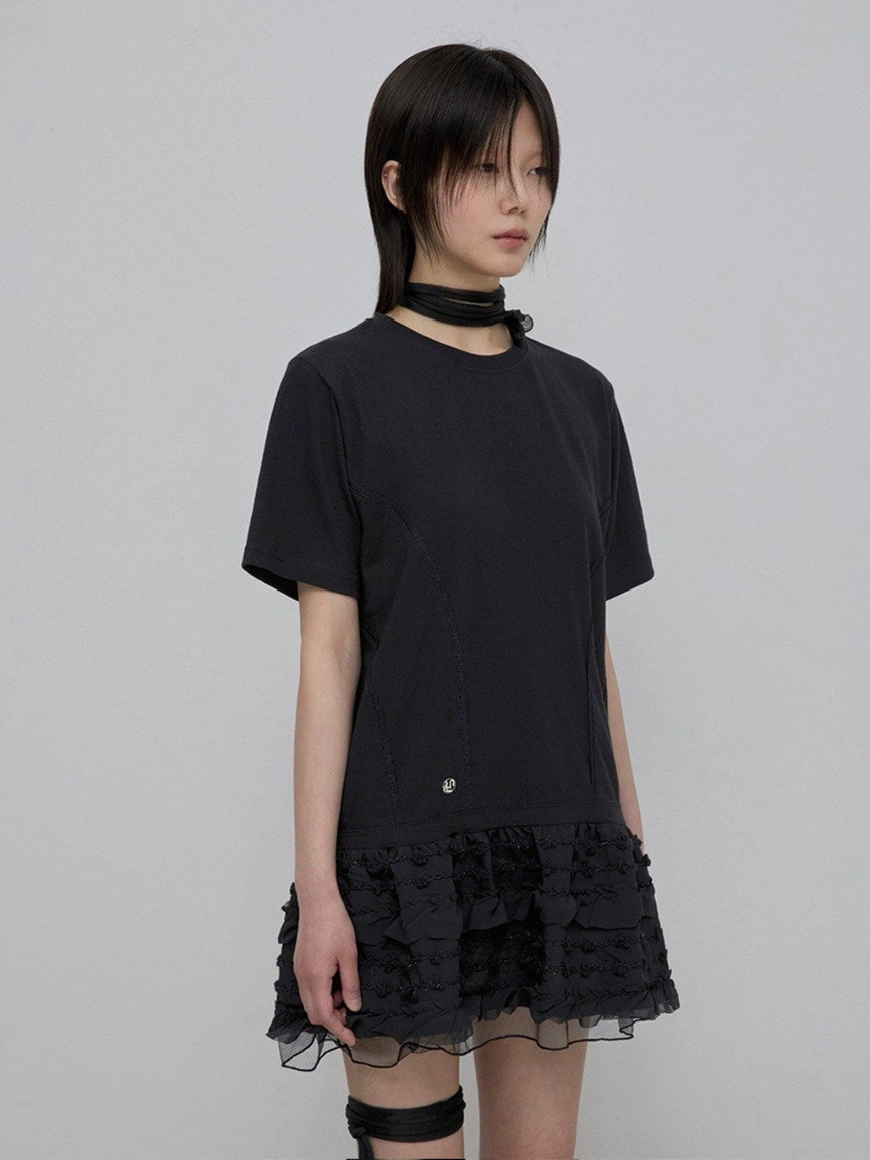 【FLAREUP】Layered Lace T-Shirt