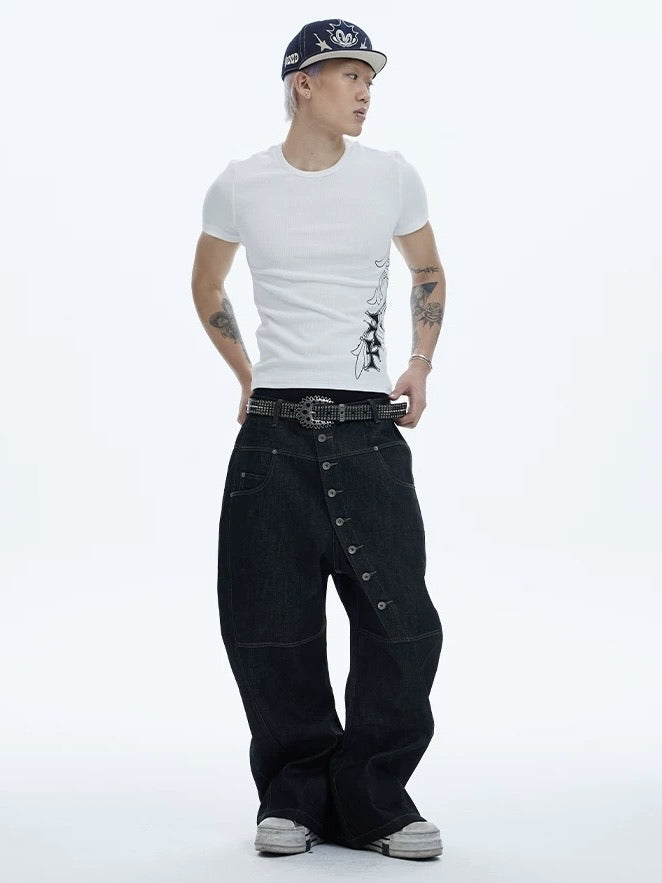 【DND4DES】HONEYSUCKLE CROSS T-SHIRT