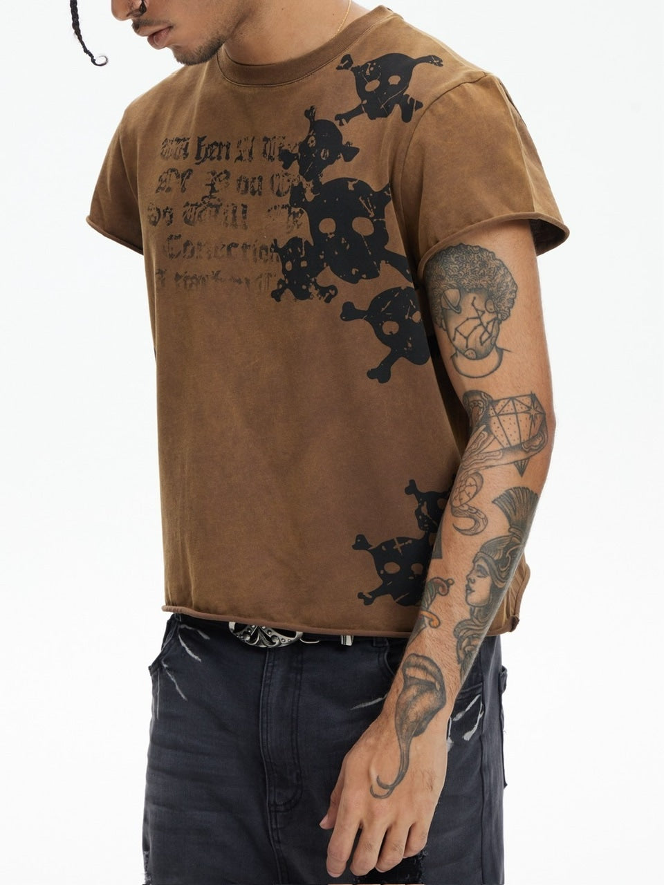 【DND4DES】SKULL WAISTCOAT T-SHIRT