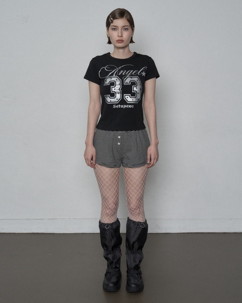 【SETUP‐EXE】33 ANGEL TOP / 【セットアップエグゼ】33 エンジェル半袖Tシャツ