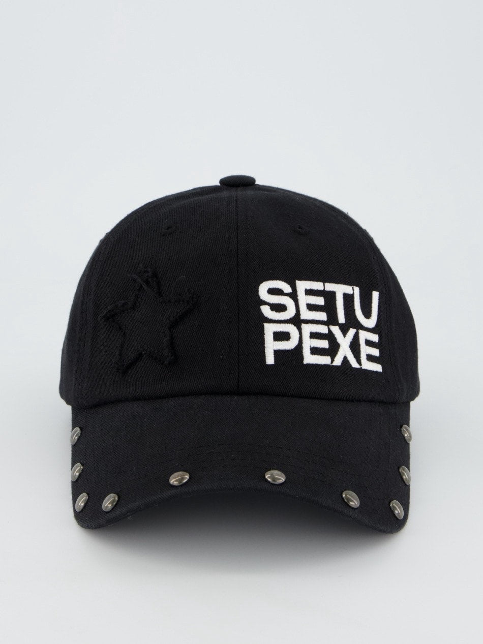 【SETUP‐EXE】STUDDED LOGO BALL CAP / 【セットアップエグゼ】スタッズロゴボールキャップ