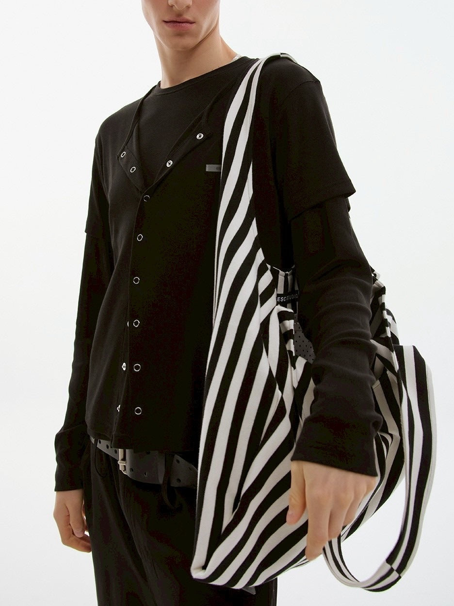 【ESC STUDIO】easy peasy bag/ 【イーエスシーステュディオ】イージーピージートートバッグ