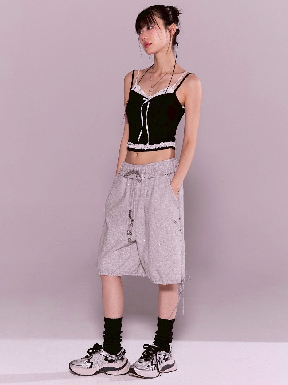 【CHERRYQUIRI】twinkle wrinkle dot sleeveless