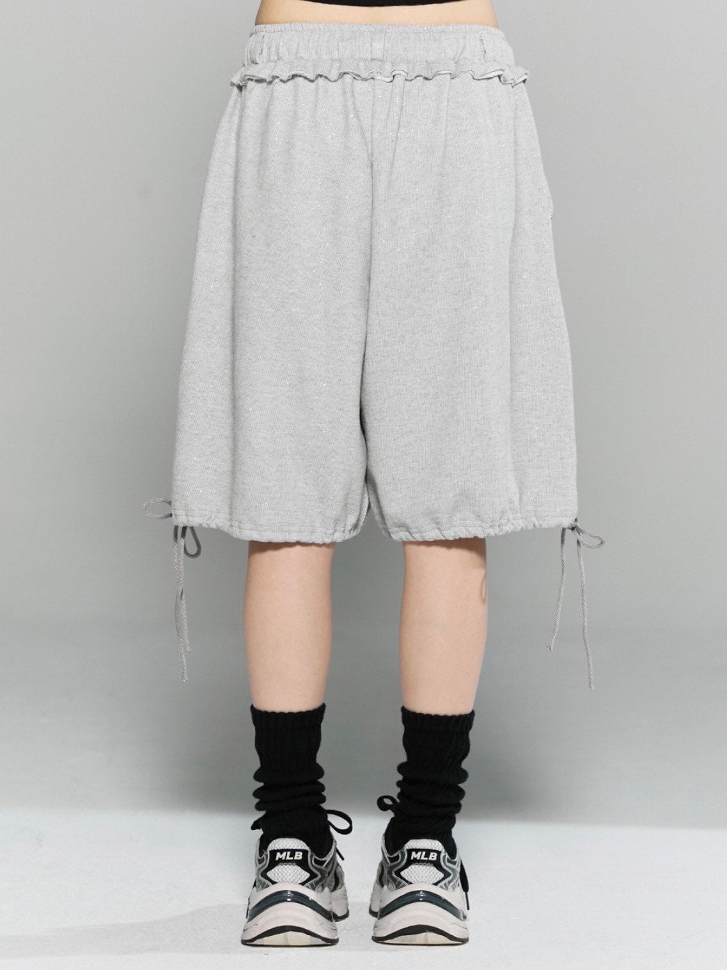 【CHERRYQUIRI】stud twinkle jogger bermuda pt