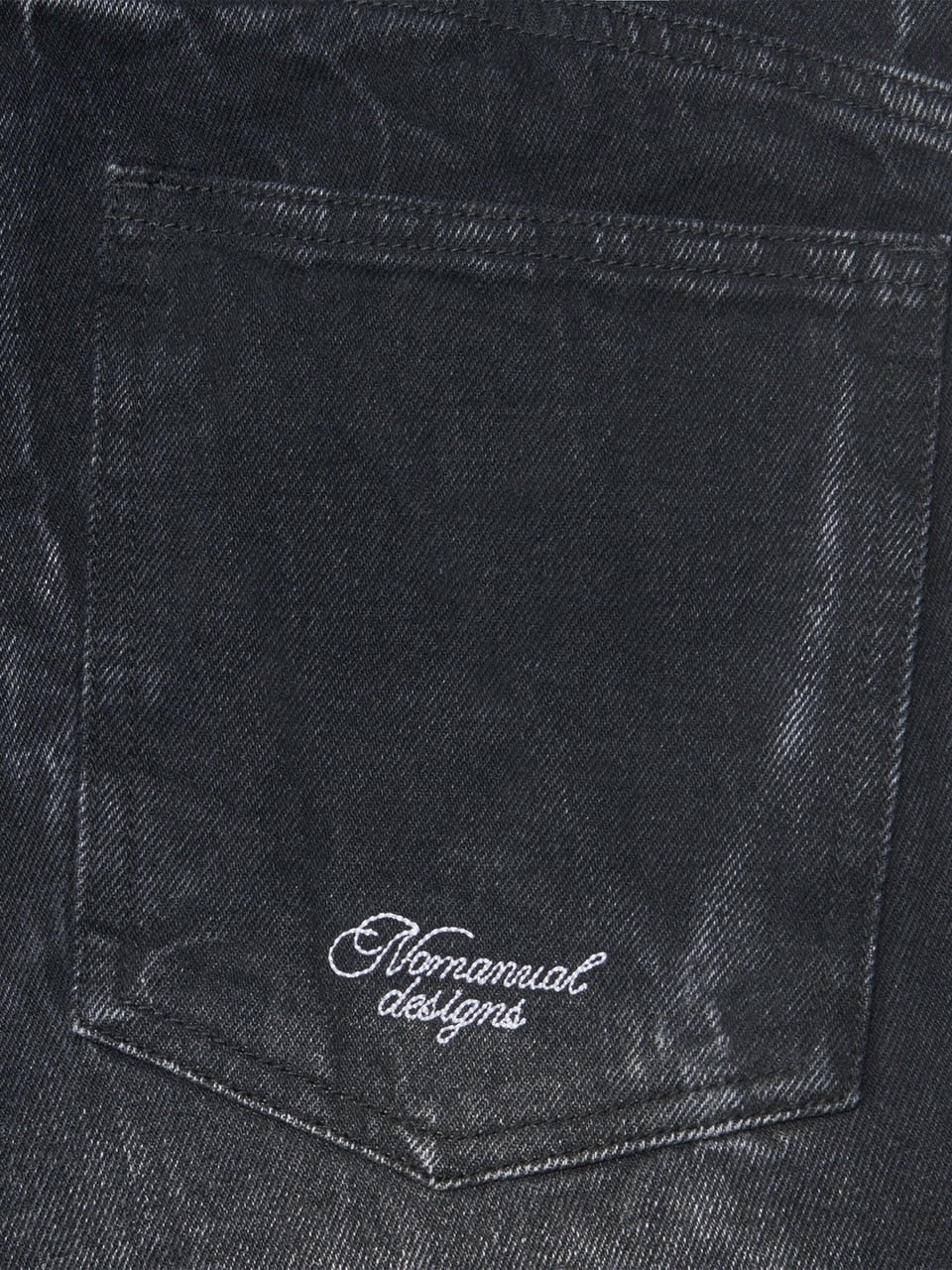 【NOMANUAL】 WASHED JUMBO DENIM PANTS