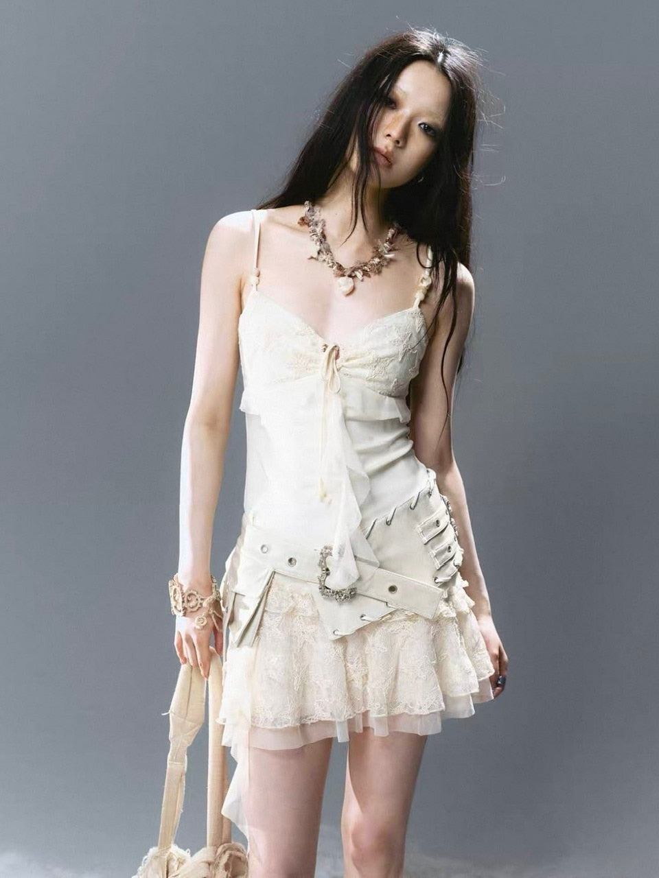 【Cest Nous】Leather Corset Belt / 【セヌー】コルセットベルト