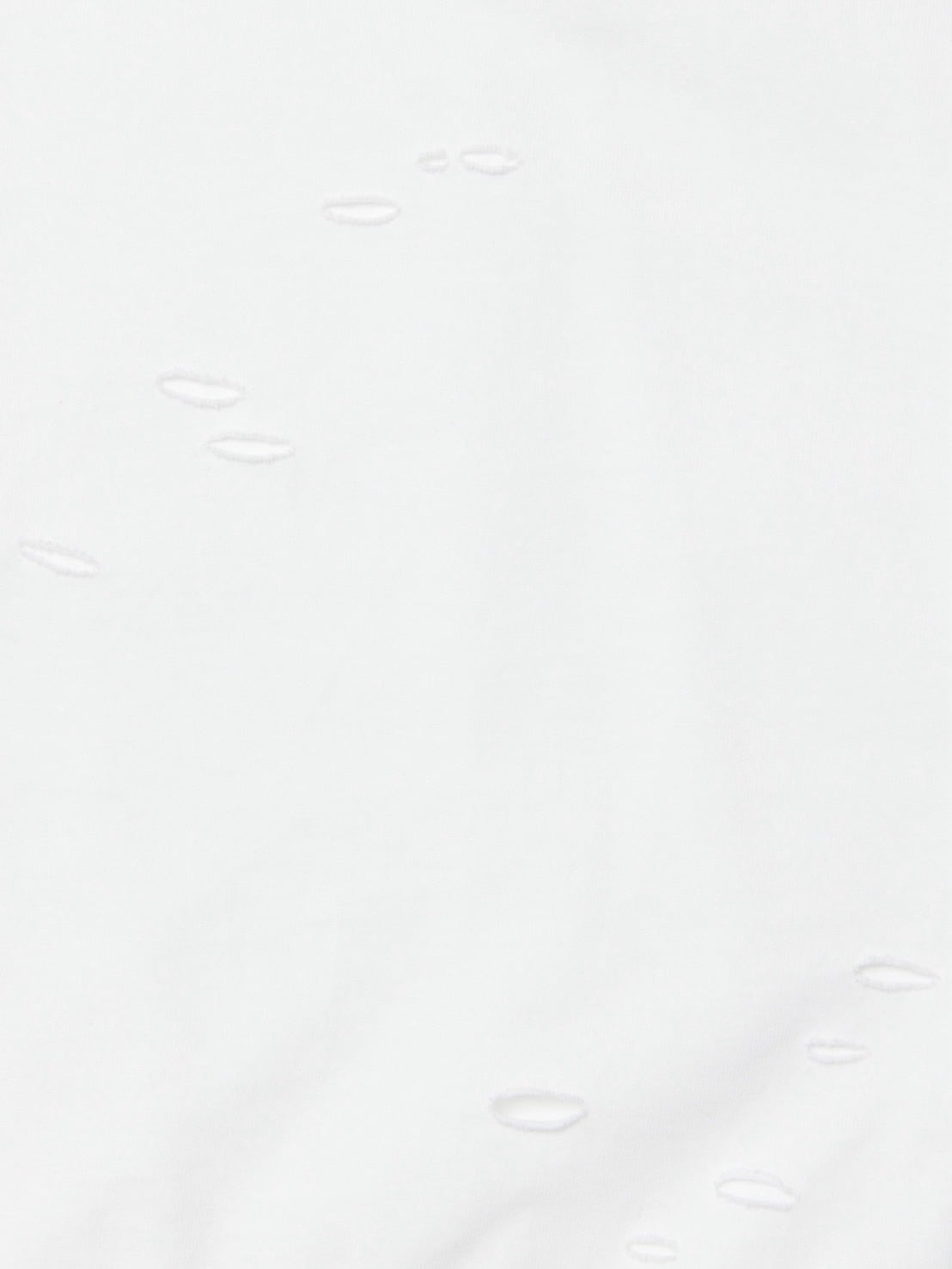 【NOMANUAL】DAMAGED LONG SLEEVE TEE