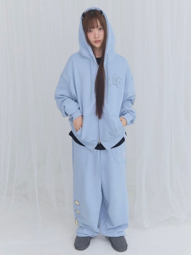 FANCY X DUSTY】DEVIL & ANGEL PRINTED HOODED ZIP-UP – PRESSING WEB SHOP