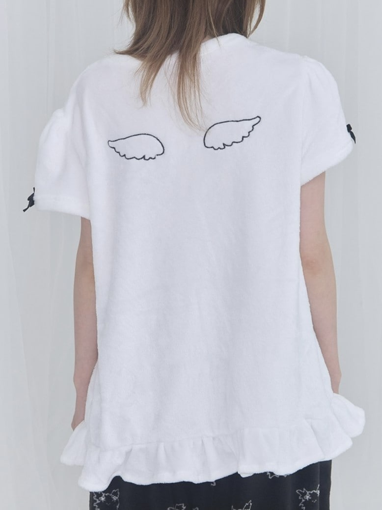 【FANCY X DUSTY】Zzz DUSTY SALON PAJAMA TOP / 【ファンシー X ダスティ】ZzzダスティーサロンパジャマTシャツ半袖ルームウェア