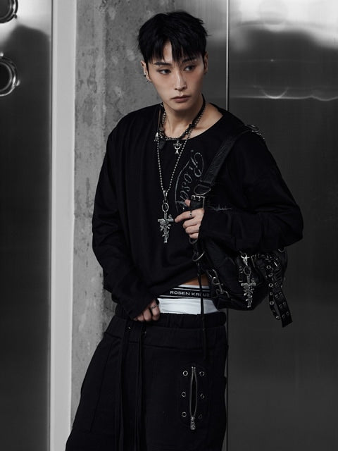 【Rosen Kreuz】CURVE-ARM CROSS LONG SLEEVE