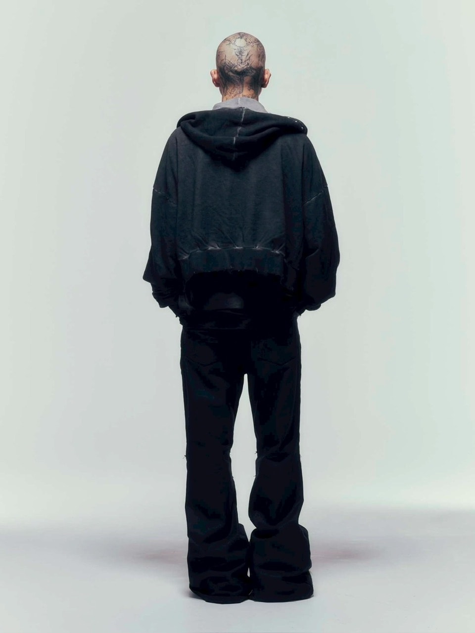 【DIG YOUR OWN GRAVE】FULLZIP STUDDED HOODIE /【ディグユアオウングレイブ】スタッズフルジップアップパーカー