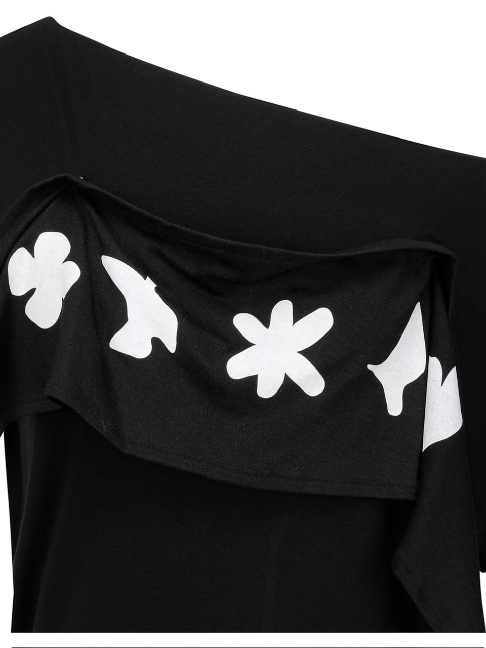 【NACHE】2-WAY PRINTED LOOSE T-SHIRT