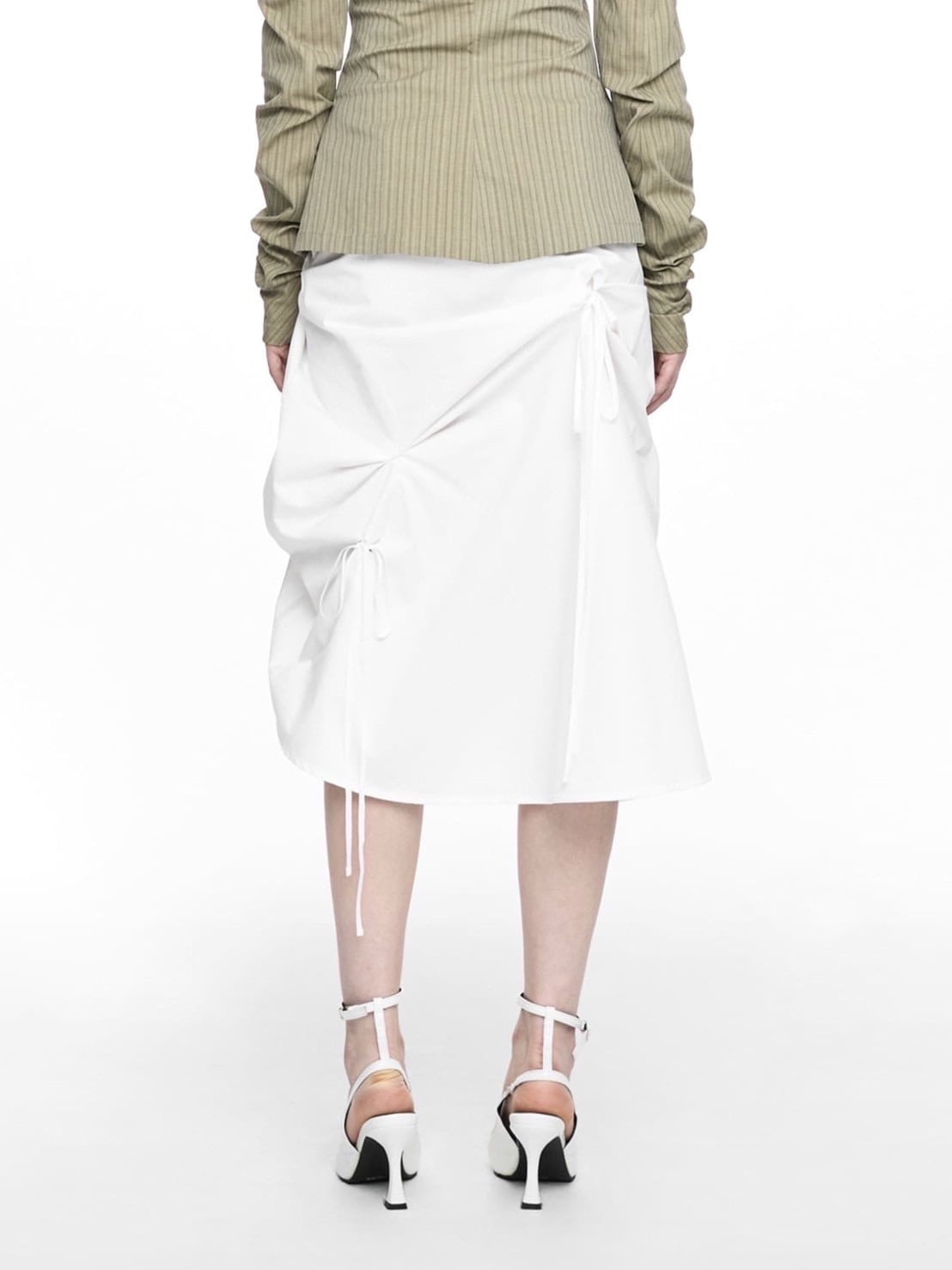 【NACHE】STRAP PULLED SKIRT