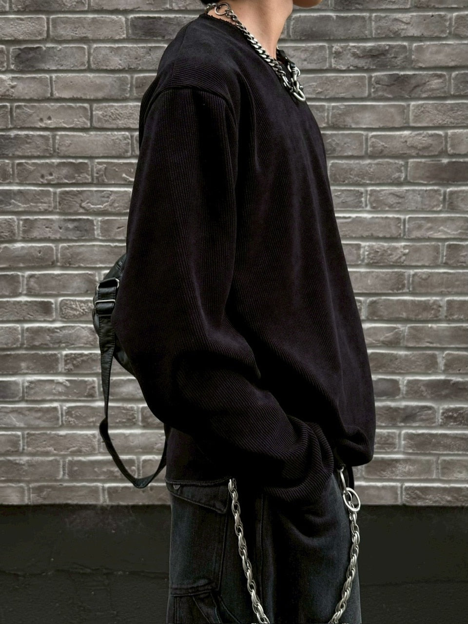 大阪店WEB限定受注制【Chikashitsu +】simple deck crew neck knit / 【チカシツプラス】シンプルデッキクルーネックニット (3color)