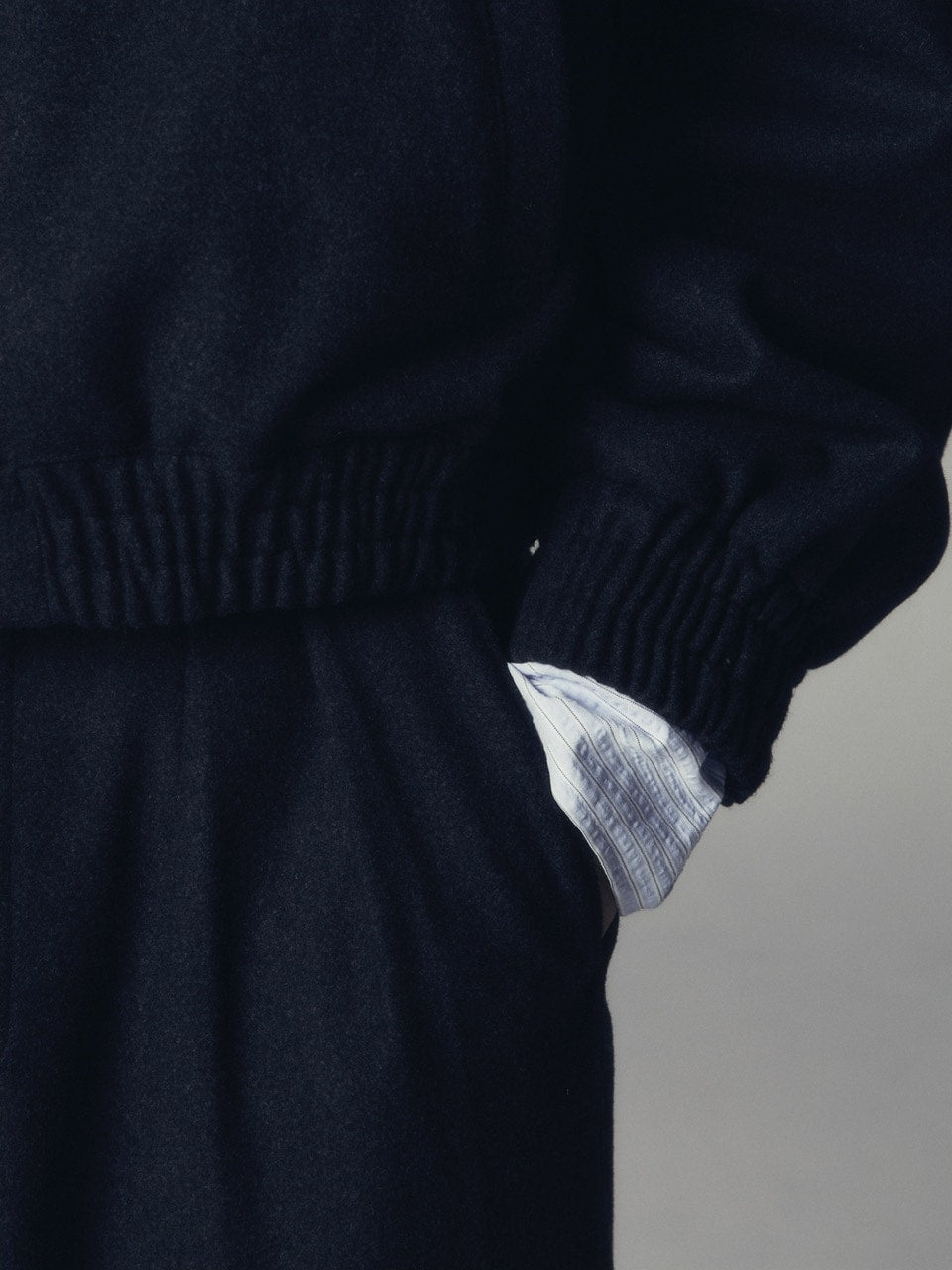 【CS】wool high neck jacket