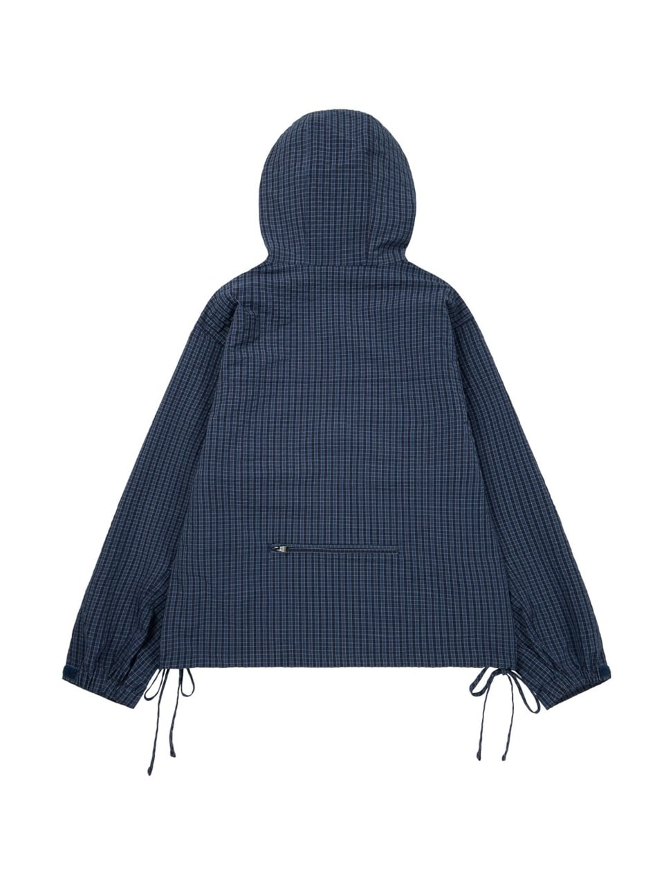 【AAKAM】Check Pattern Hooded Jacket