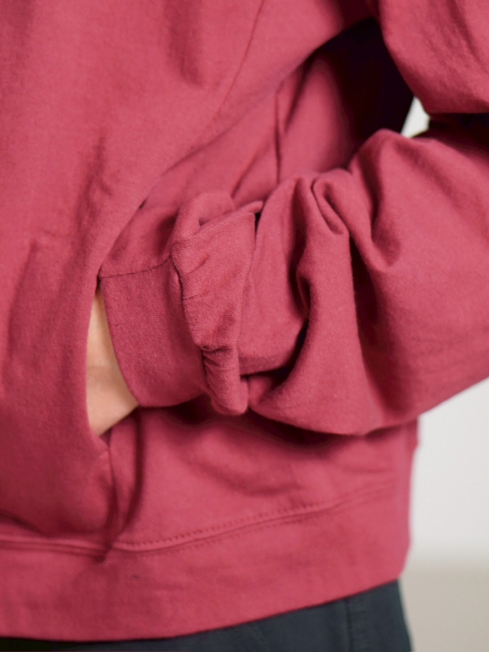 受注制【Chikashitsu +】light touch cropped hoodie / 【チカシツプラス】 ライトタッチクロップドパーカー (3color)