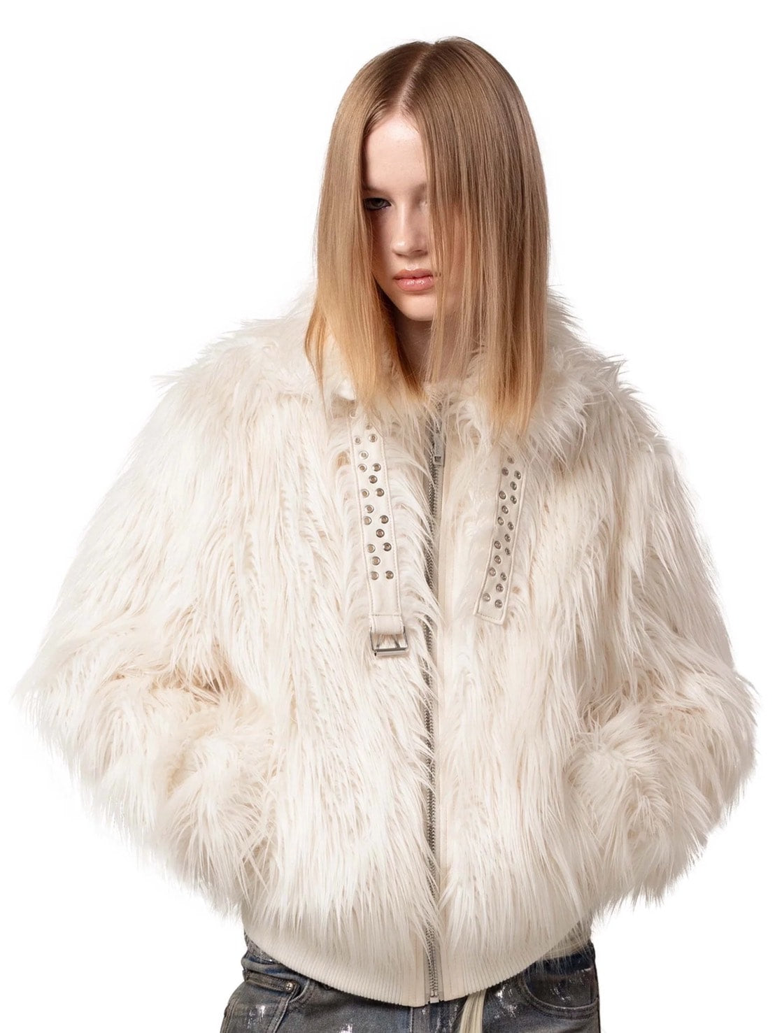 【RACER WORLDWIDE】Fur Bomber【レーサーワールドワイド】ファーボンバージャケット