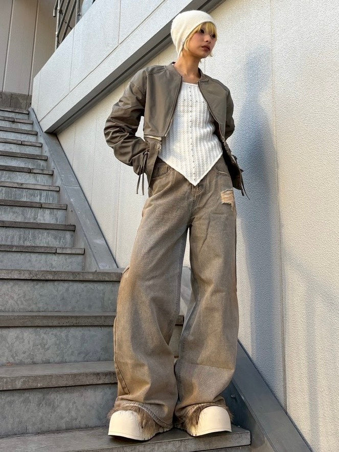 【Never mind the XU】2way light jacket / 【ネバーマインドザエックスユー】ツーウェイライトジャケット